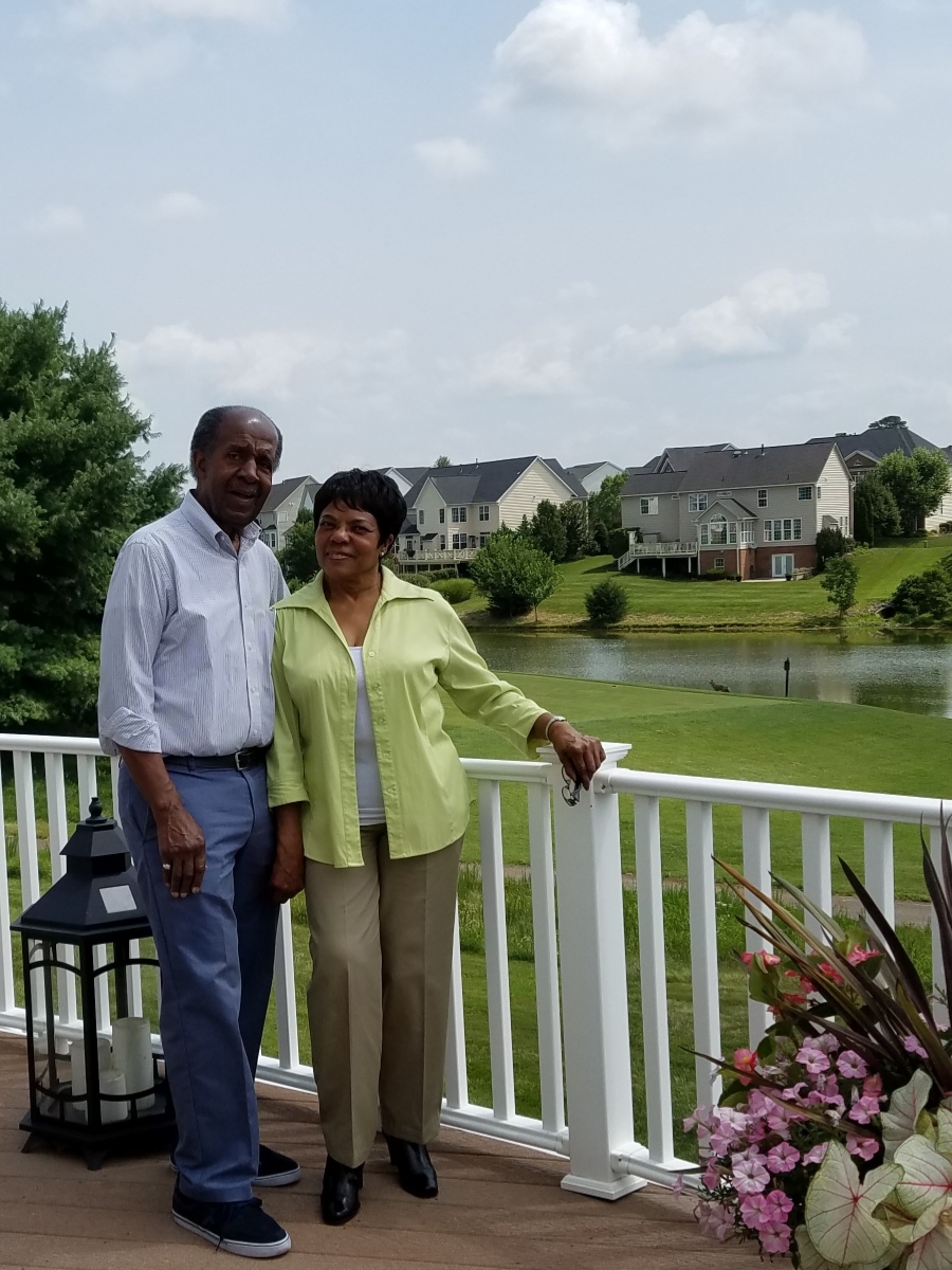 Don and Betty in Haymarket VA, visiting Mark and Carol Cheeks (son and daughter-in-law)
